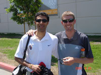 Amol and patient, Tim Broe 3 time National 5K Champion