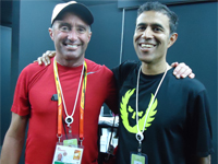 Alberto Salazar & Amol Saxena, Beijing 2015 World Championshipsn