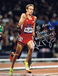Galen Rupp winning the Olympic Silver Medal in 10K race